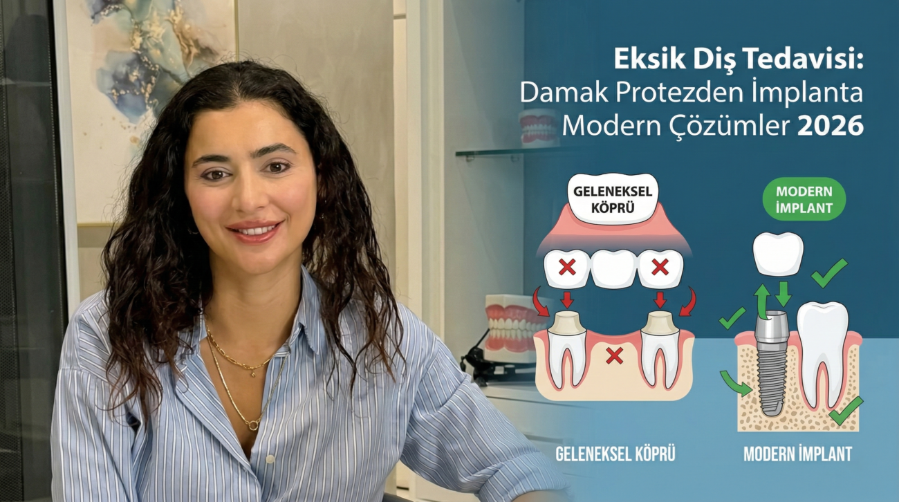 Eksik Diş Tedavisi Doğal Görünüm ve Konfor Bir Arada