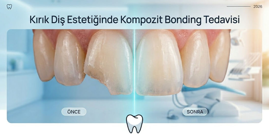 Kırık Diş Estetiğinde Kompozit Bonding