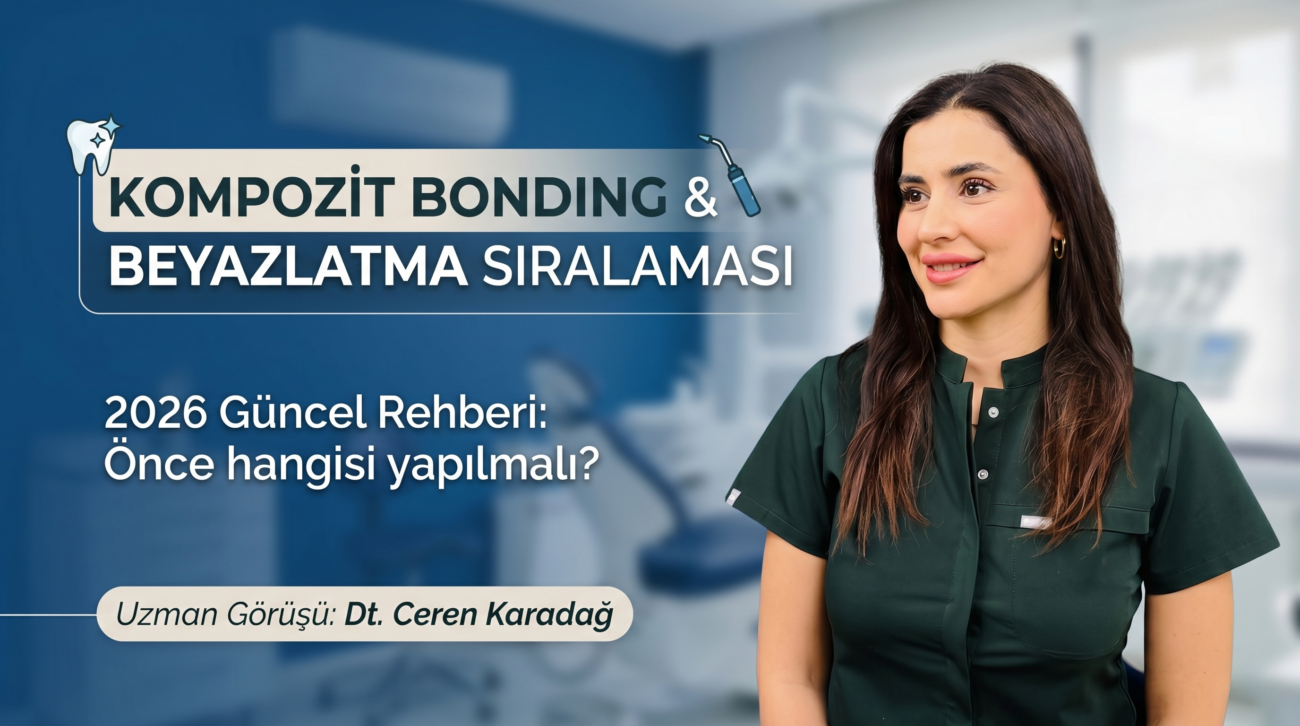 Kompozit Bonding Öncesi ve Sonrası Diş Beyazlatma (Bleaching) Yapılır mı