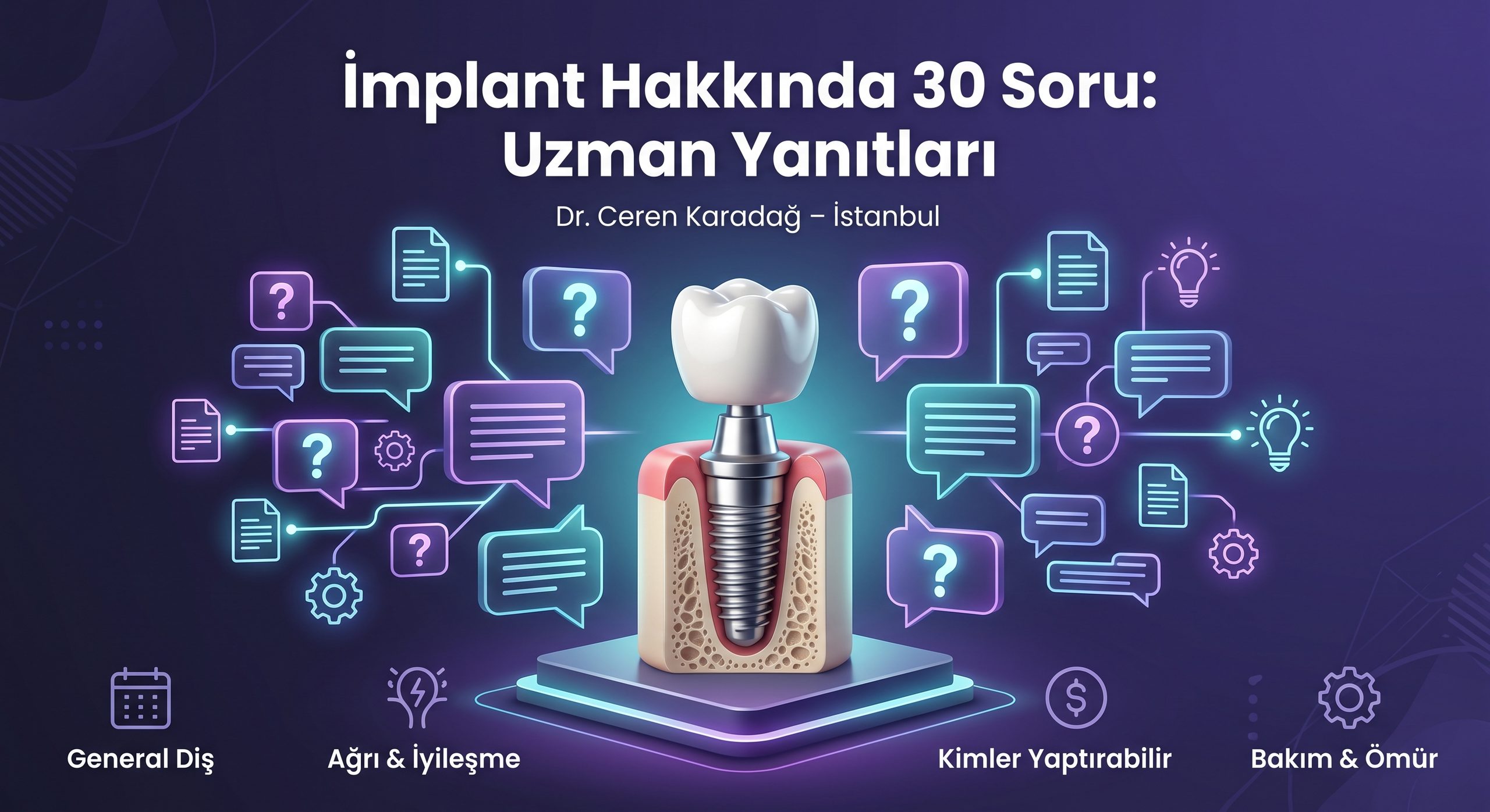 İmplant Hakkında 30 Soru: Uzman Yanıtları